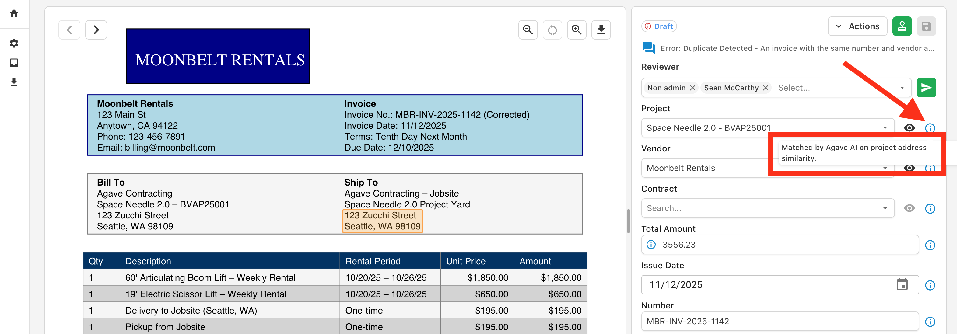 Project Matching Explanation
