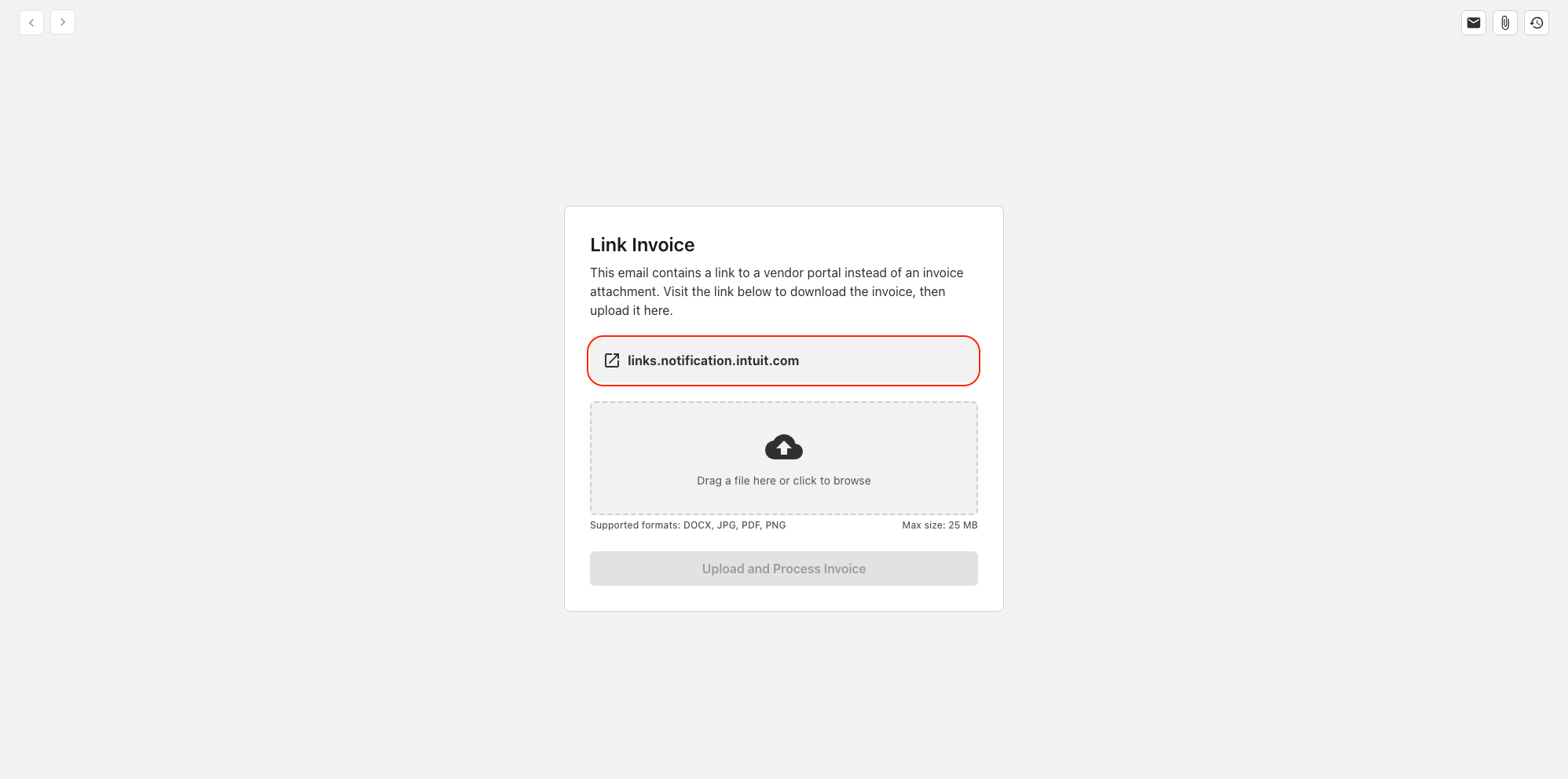 Linked Invoices
