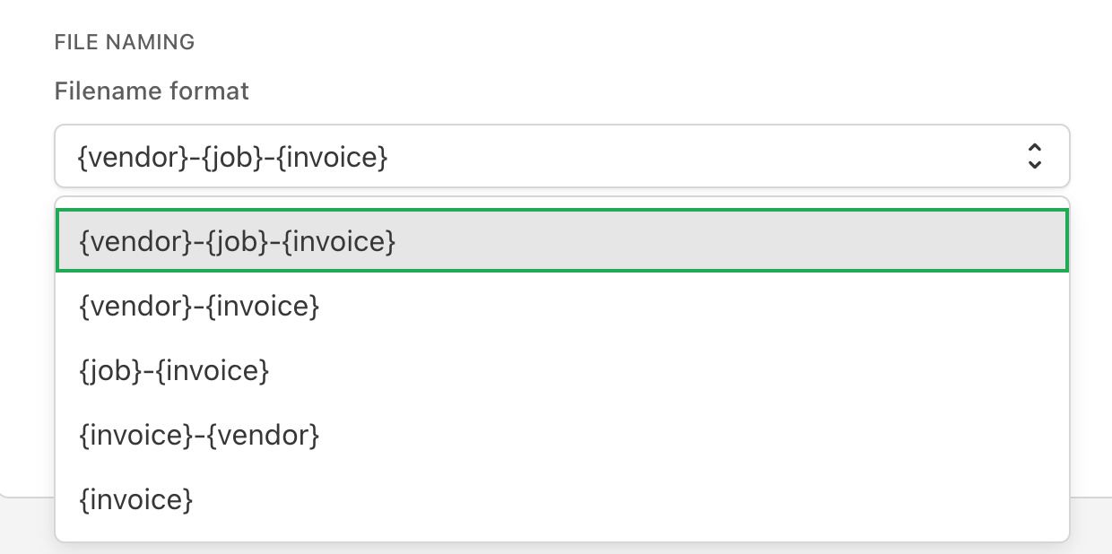 File naming