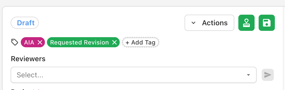 Editing Tags from the inbox