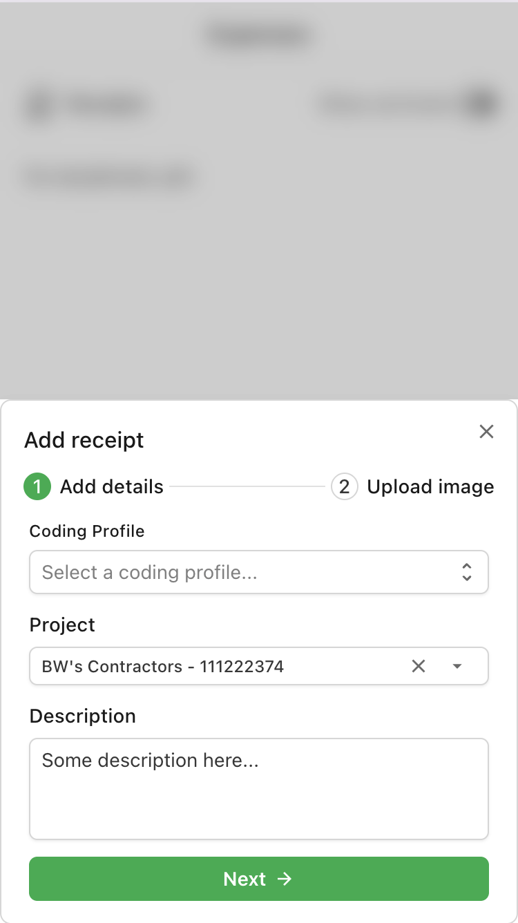 Add details step