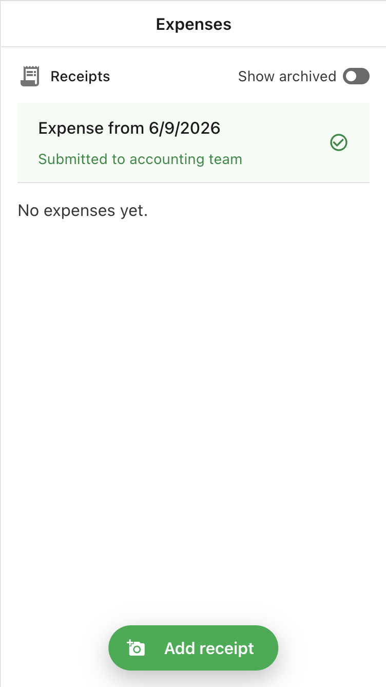 Submitted confirmation