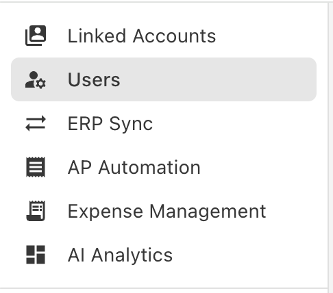 Users page