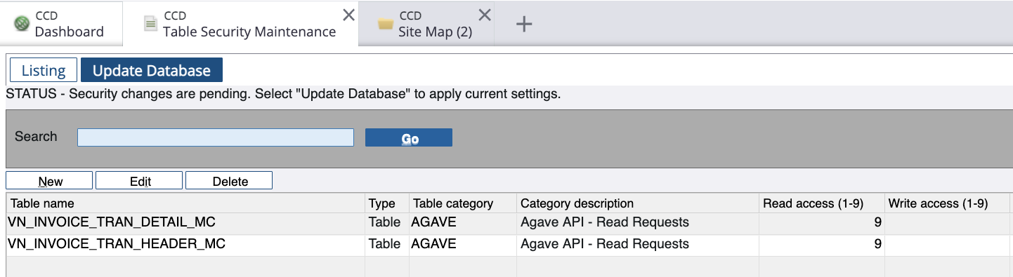 AP Invoice tables example